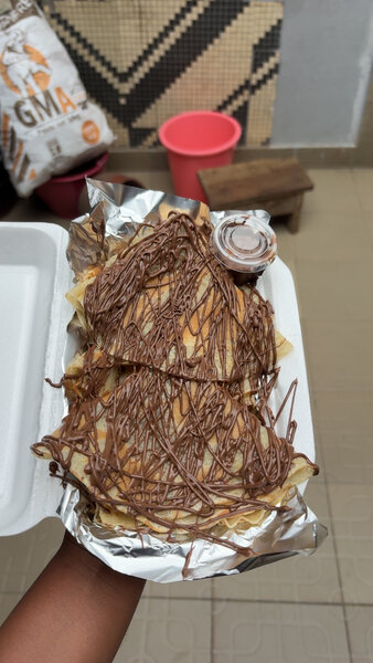 Crêpes gourmandes au chocolat