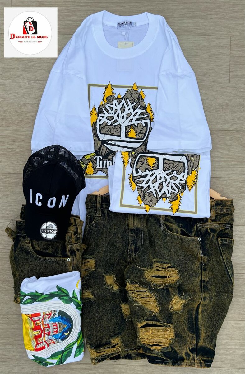 T-shirt à motifs tendance