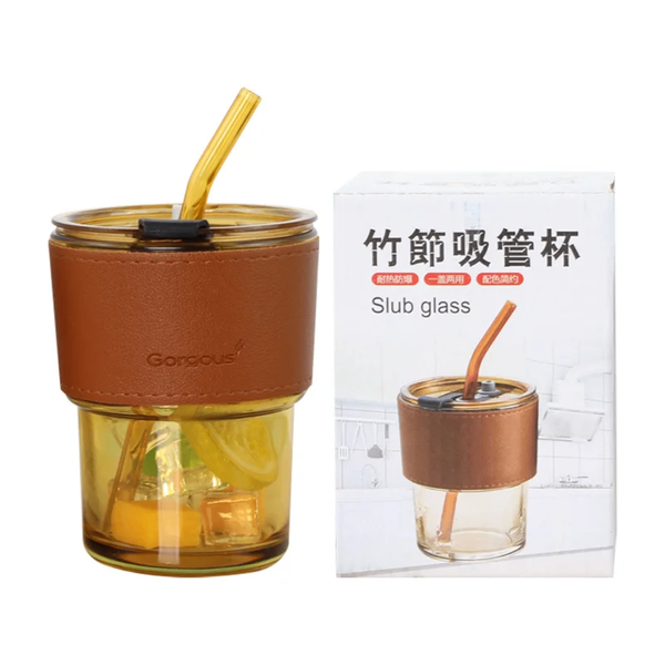 Verre Tendance avec paille