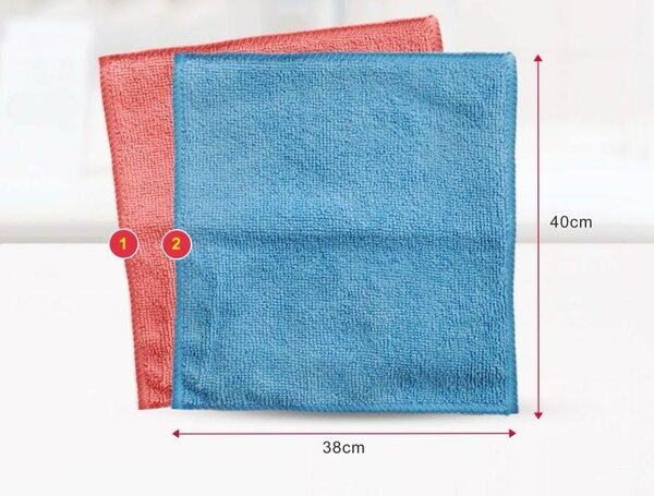 Chiffon Microfibre 2pcs