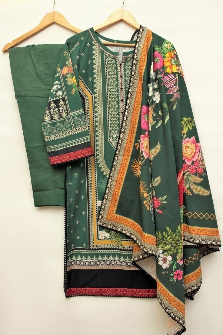 Khaddar 3 Peace Suit