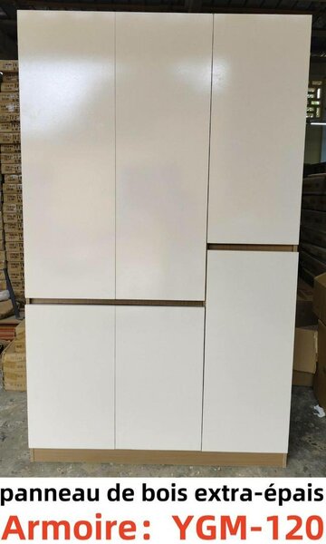 Armoire moderne bois épais