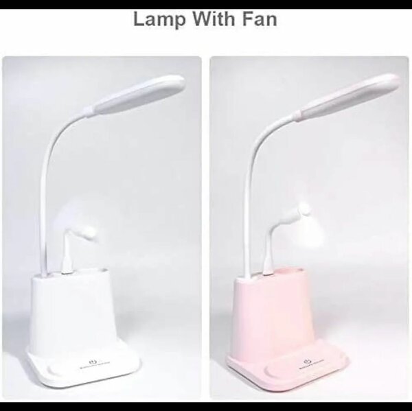 Lampe de bureau avec ventilateur