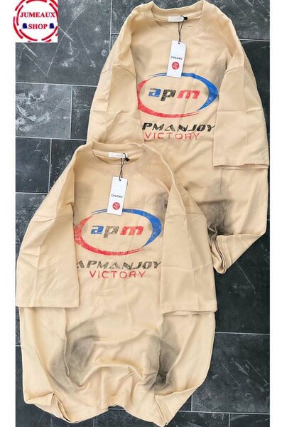 T-shirt ample APM beige