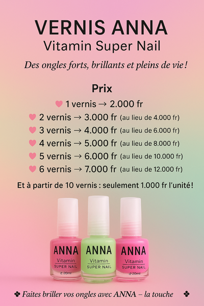 Vernis ANNA Fortifiant