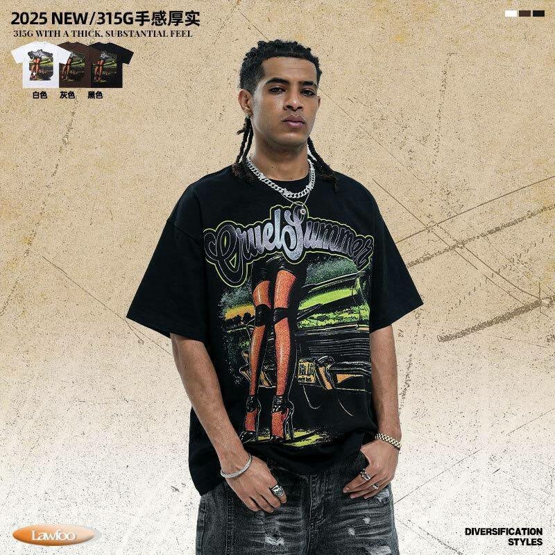 T-shirt streetwear graphique