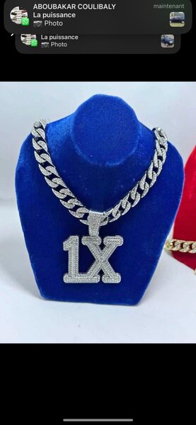 Collier Pendentif '1X'