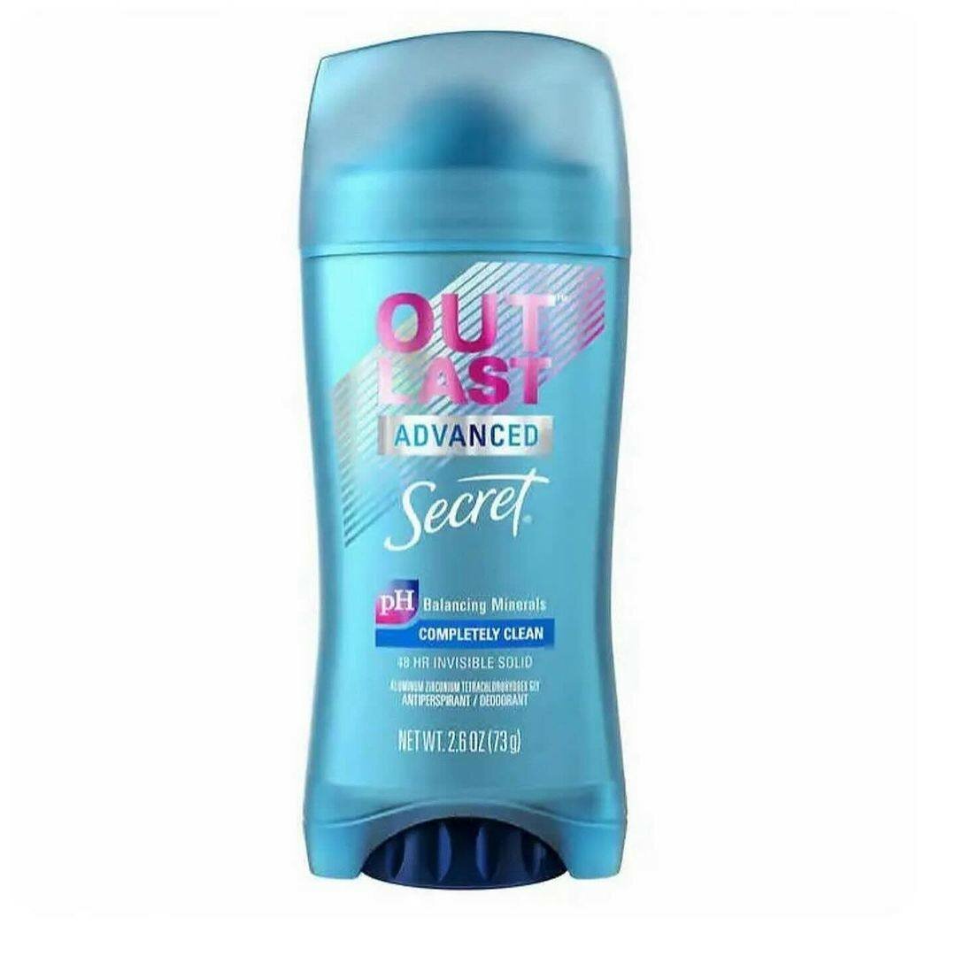Secret Outlast Advanced Antiperspirant Deodorant 2.6 oz, 4pc