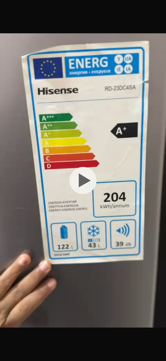 Hisense Energy-Efficient Fridge