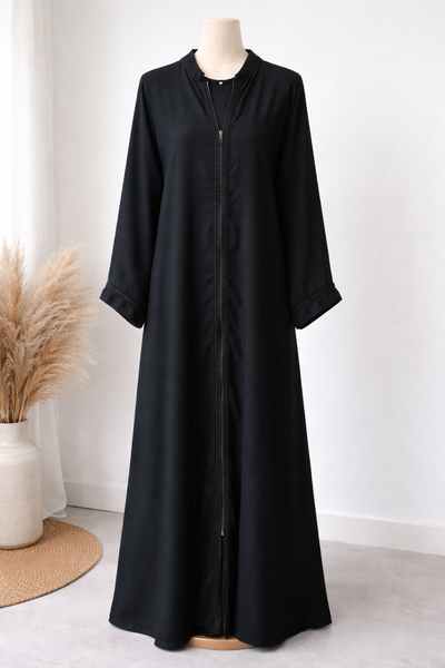 Robe longue élégante noire