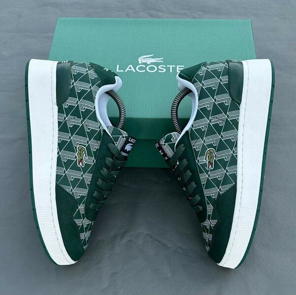 Baskets Lacoste vertes pour homme