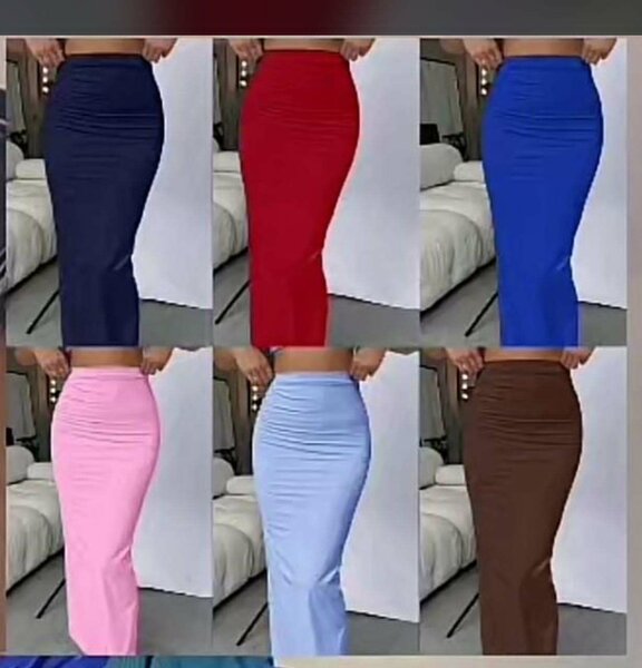 Jupe Crayon Taille Haute Femme