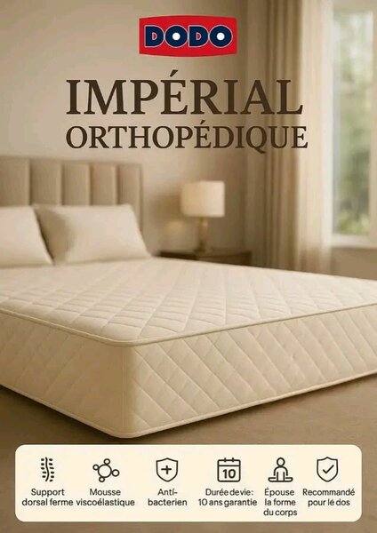 Matelas Impérial 2 places ép20