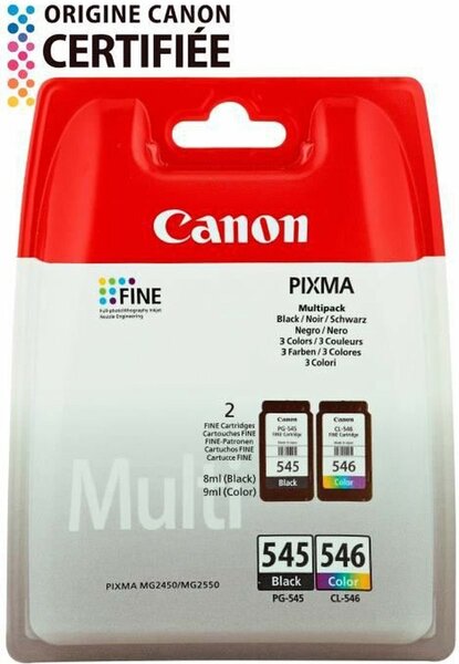 Canon Cartouches d'Encre 545/546