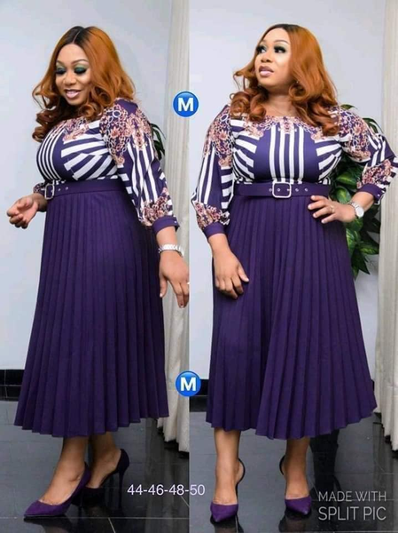 Robe blanc violet