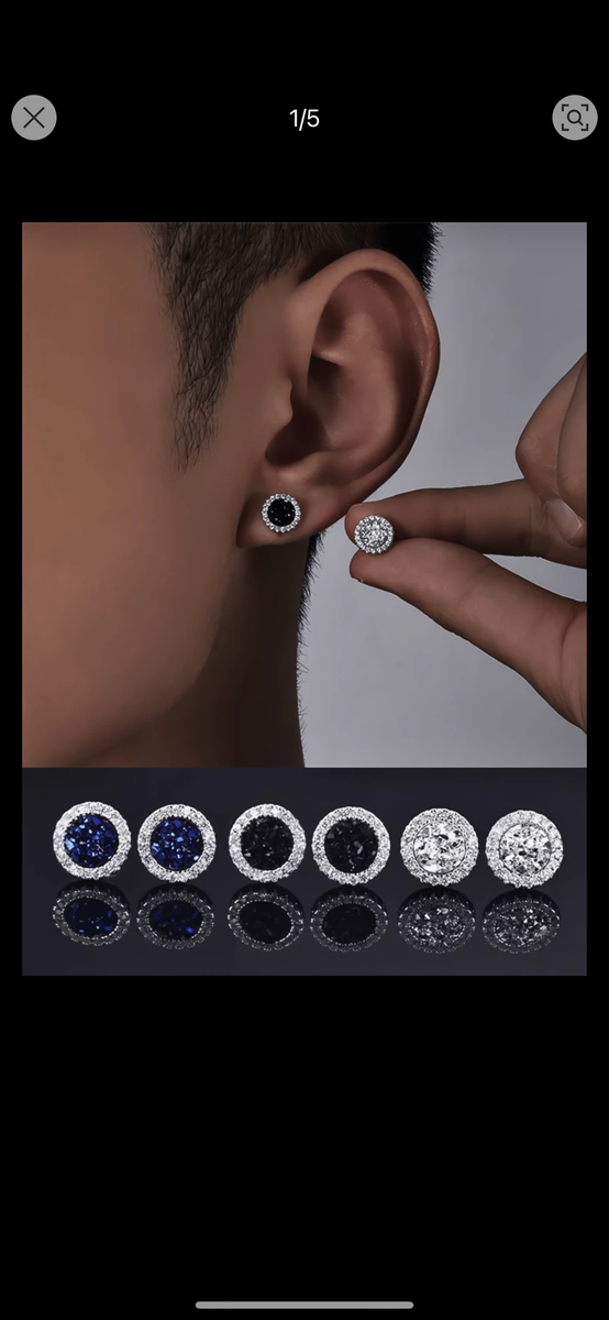 Boucles d'oreilles strass élégantes