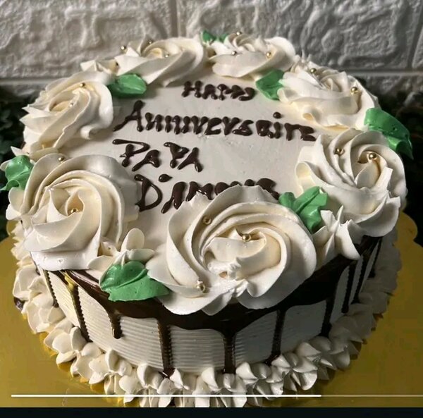 Gâteau d'anniversaire floral