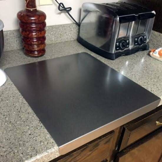 Stainless Steel vegetable cutting and Kneeding board kitchen