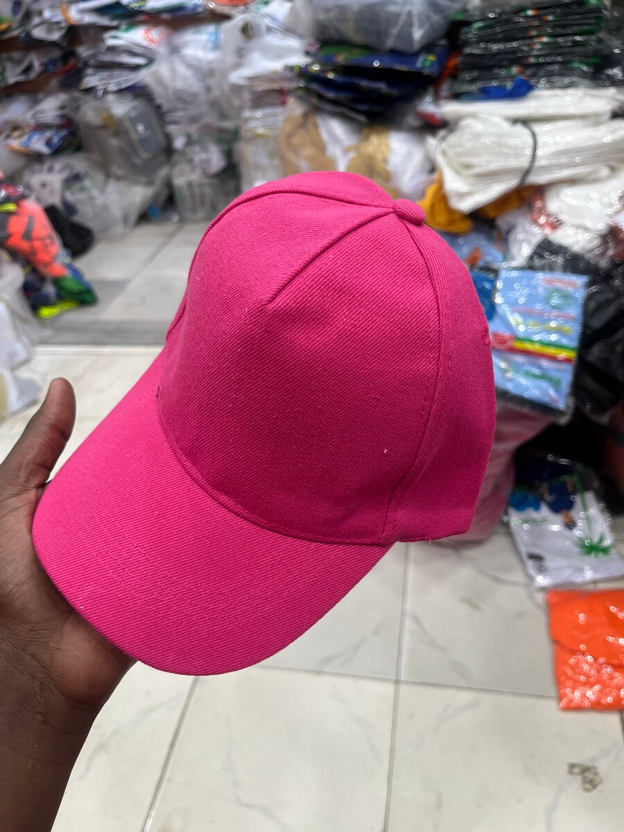 Casquette rose vif unisexe