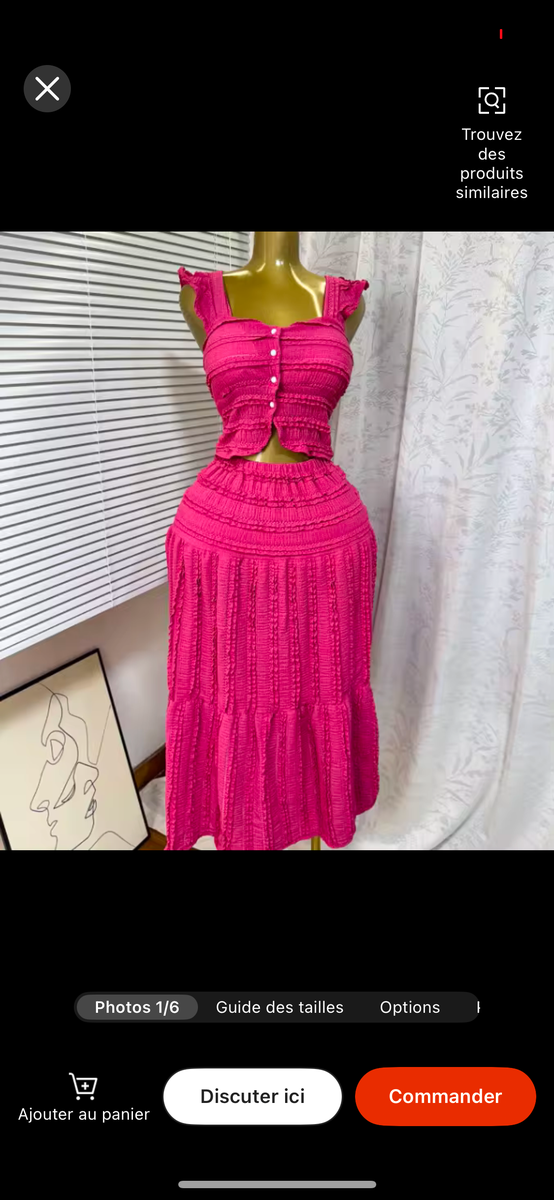 Robe Maxi Évasée Dentelle