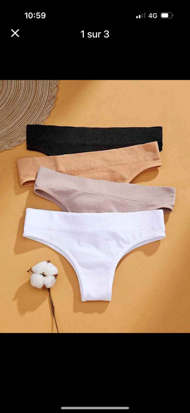 Lot de Culottes Confortables Femme