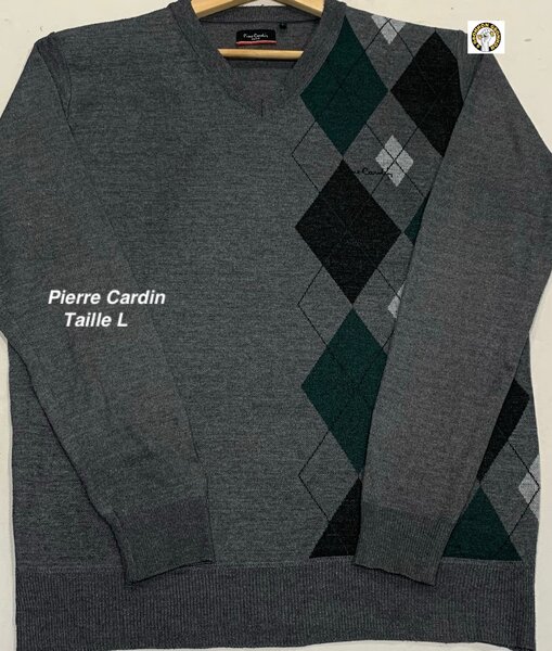 Pull en laine à motifs