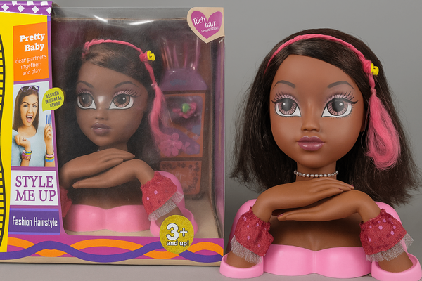 Tête de coiffure pour enfants