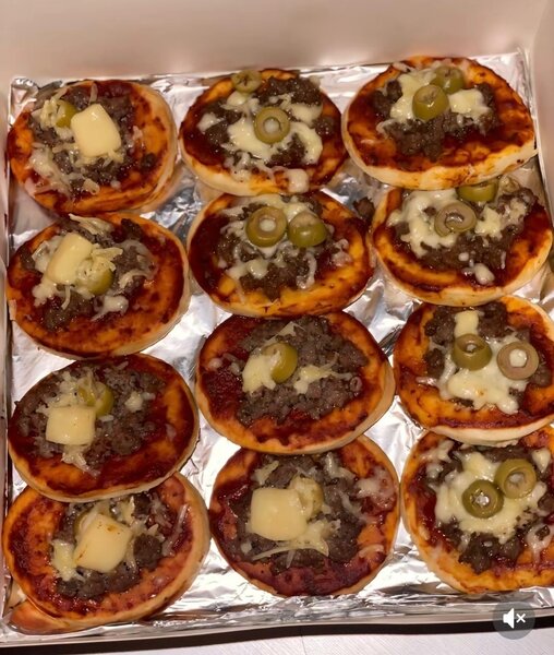 (10)Mini-pizzas gourmandes