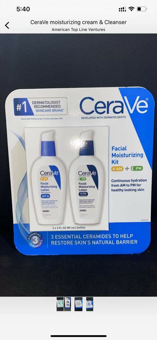 Cerave facial lotion Am&PM