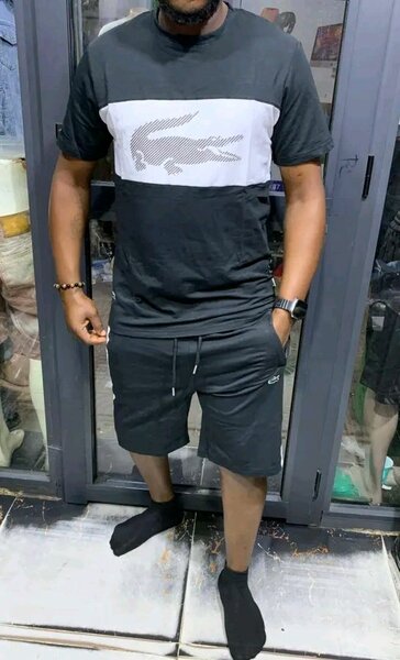 Ensemble T-shirt et Short Noir Homme