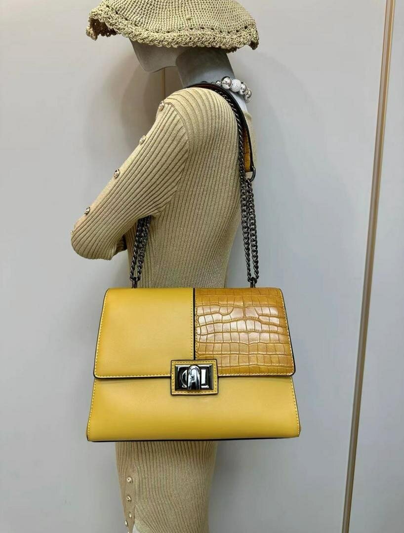 2 in 1 Long Strapped Leather Women Handbags/Shoulder Bags