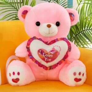 Ours en peluche avec cœur 'I Love You'