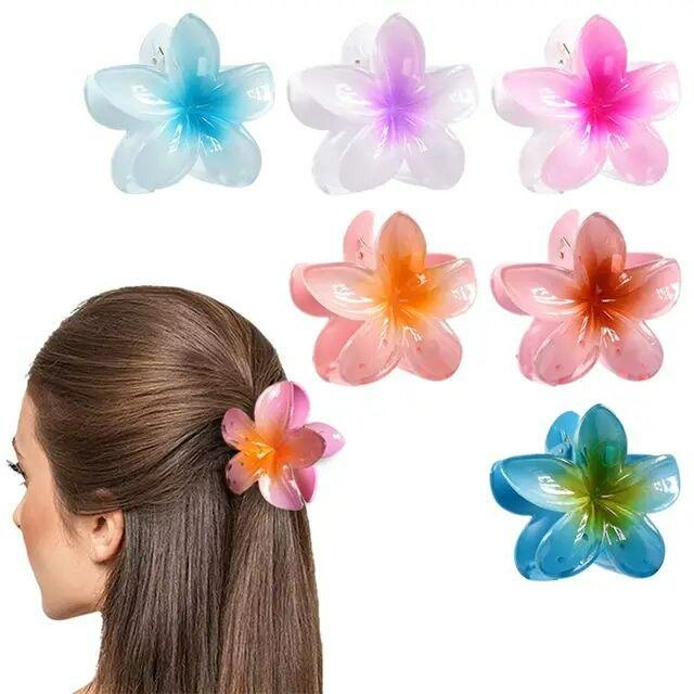 Flower hair clip
