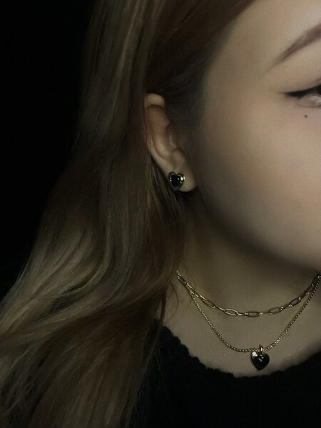 Комплект с колье и серьгами