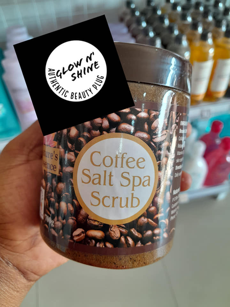 coffee salt spa scrub