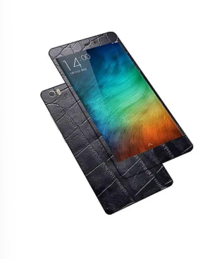 Xiaomi Mi Note Black Crocodile Leather Texture Mobile Skin
