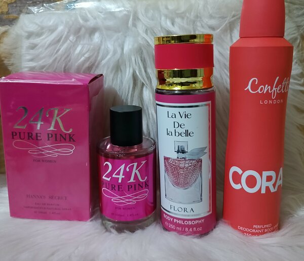 24K Pink perfume combo
