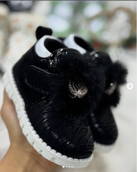 ботинки черные детские 