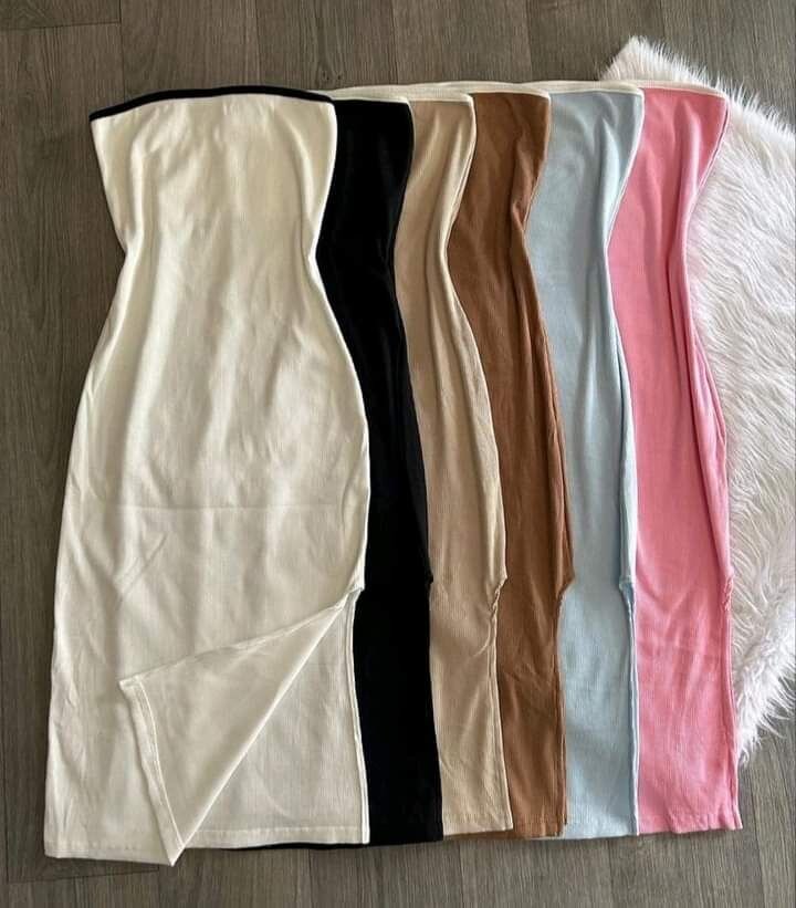 Robe bustier élégante femme