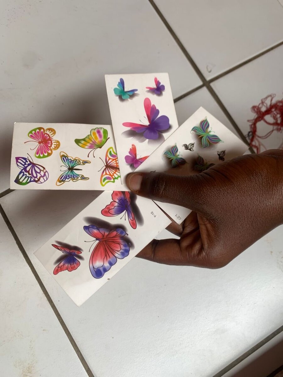 Tatouages temporaires papillon