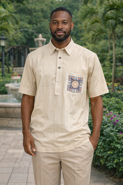 Tunique orange claire en coton