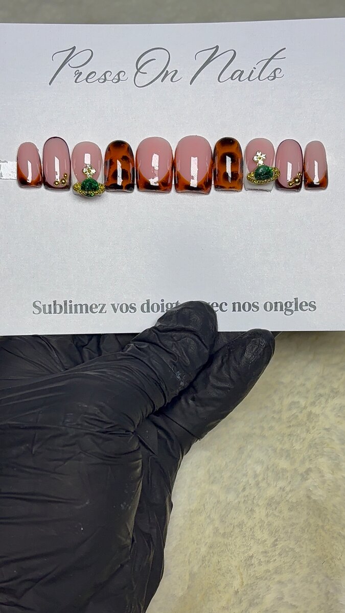 Ongles Press-On Glamour