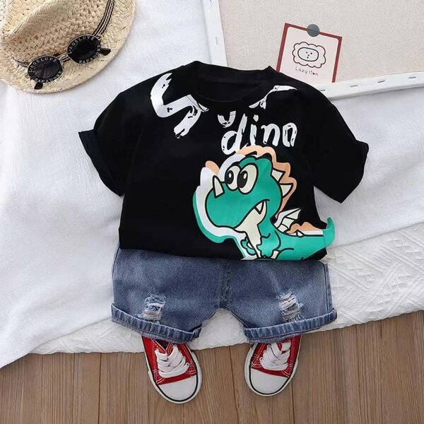 T-shirt dinosaure enfant