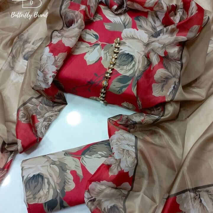 Printed lawn suit