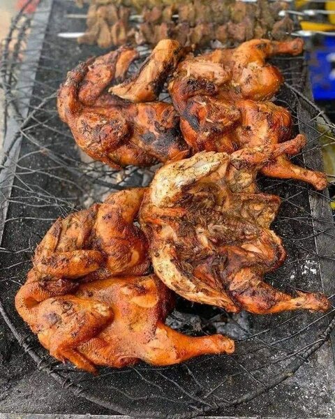 Poulet braisé bien mariné