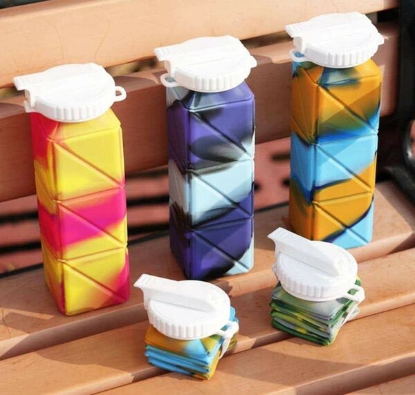 Gourdes silicone pliable