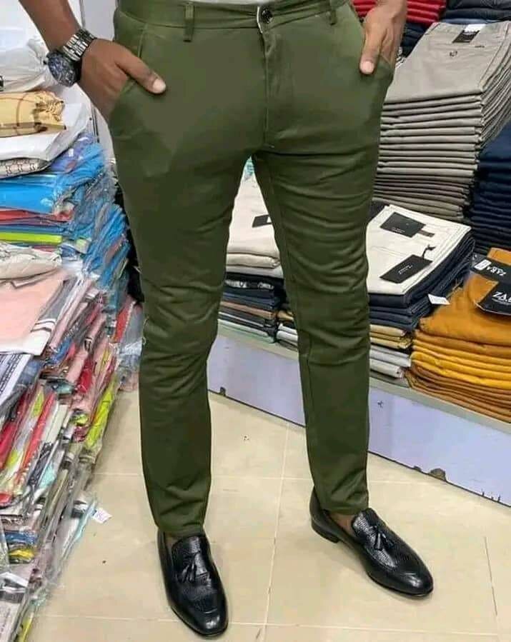Pantalons Chinos Slim Homme