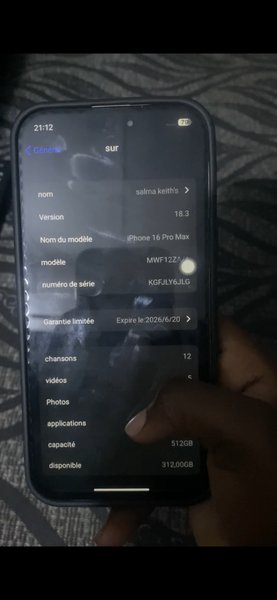 iPhone 16 pro max copie