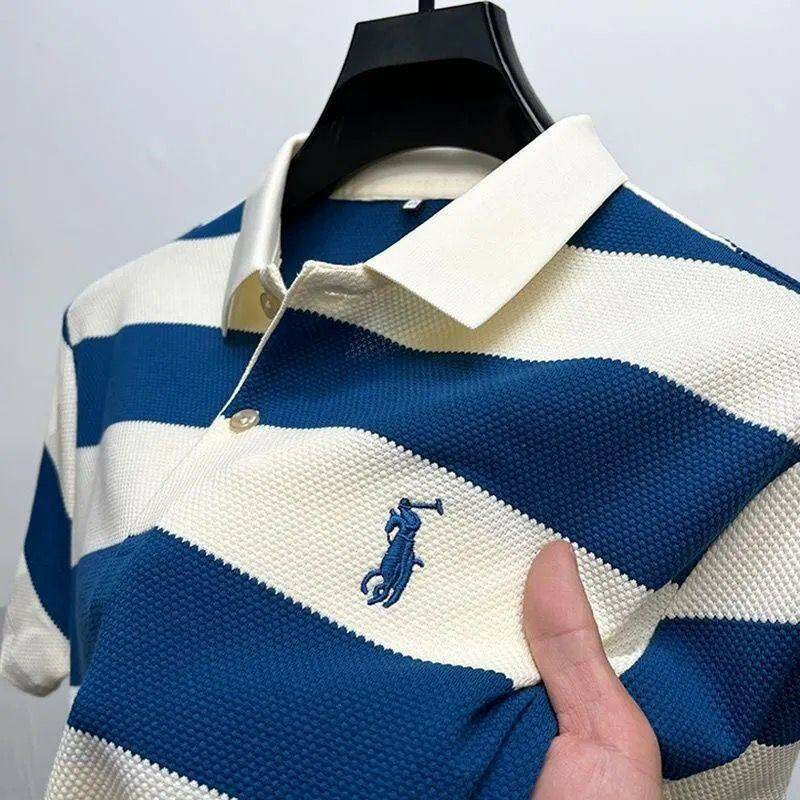 Polo rayé homme classique