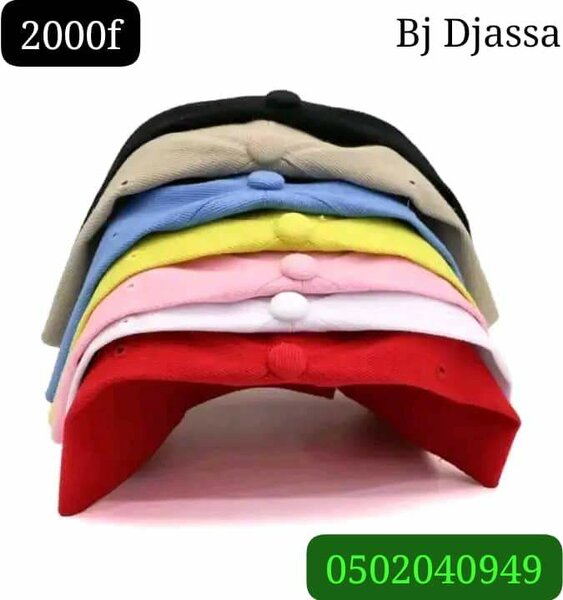 Casquette unisexe multicolore